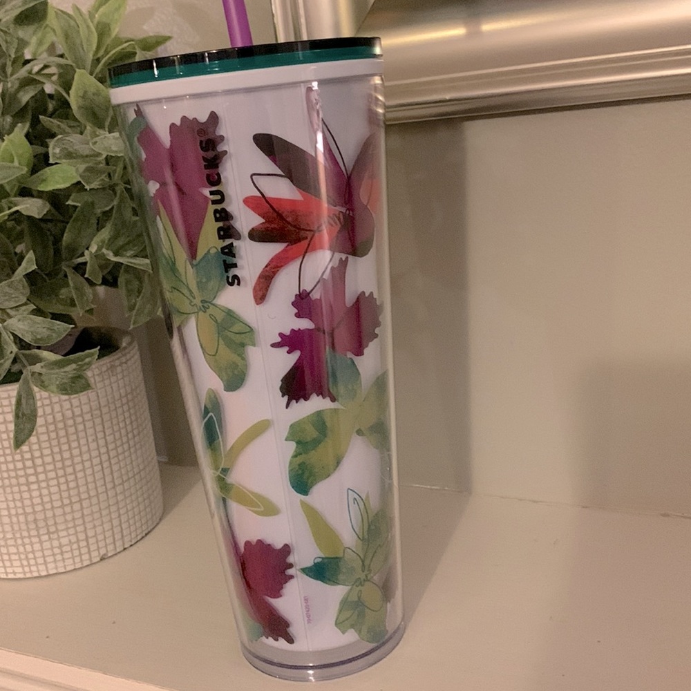 NWT Starbucks Spring 2022 Floral Venti Tumbler‎ 24oz AUTHENTIC/LIMITED ED